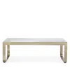 Bernhardt Aster Capiz Shell Cocktail Table In White