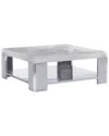 Bernhardt Aura Cocktail Table In Gray