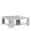 Bernhardt Aura Cocktail Table In Gray
