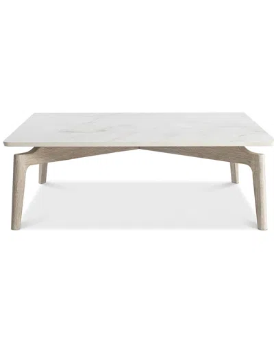 Bernhardt Aurora Square Outdoor Cocktail Table In Gray