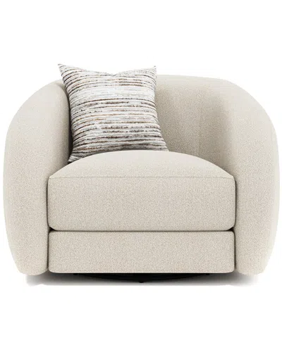 Bernhardt Austen Fabric Swivel Chair In Multi