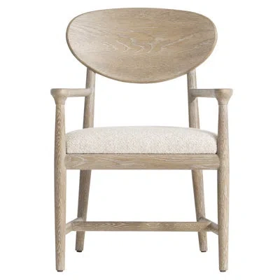 Bernhardt Aventura Arm Chair In Ivory/marcona