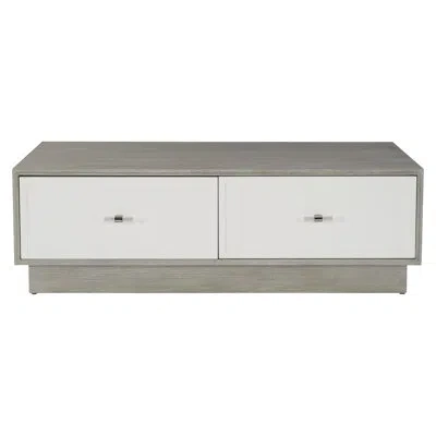 Bernhardt Avenue Cocktail Table In Gray Truffle