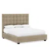 Bernhardt Avery Queen Bed With 66 Headboard In Tan/b-
