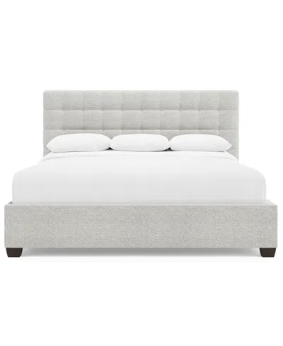 Bernhardt Avery Queen Upholstered Bed In Gray