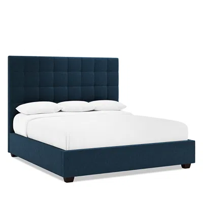 Bernhardt Avery Storage Bed, King With A 66 Headboard In Blue