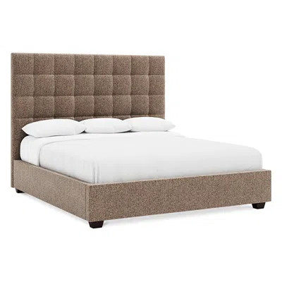 Bernhardt Avery Storage Bed, Queen With A 66 Headboard In Brown