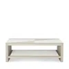 Bernhardt Axiom Cocktail Table In Linear Gray