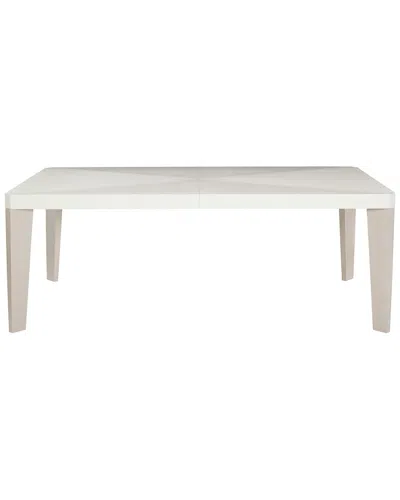 Bernhardt Axiom Dining Table In White