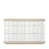 Bernhardt Axiom 6-drawer Dresser In Linear Gray