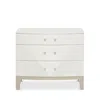 Bernhardt Axiom Nightstand In Linear Gray