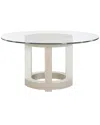 Bernhardt Axiom Round Dining Table In White