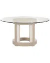 Bernhardt Axiom Round Dining Table In Brown