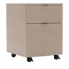Bernhardt Paloma File Cabinet In Linear Gray