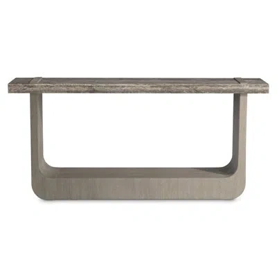 Bernhardt Azzura Console Table In Weathered Greige