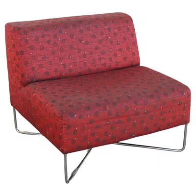 Pre-owned Bernhardt Balance Red Lounge Chair (4 Available)
