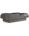 Bernhardt Basi Cocktail Table In Gray