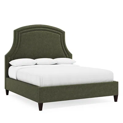 Bernhardt Bayford Bed, Queen In Green