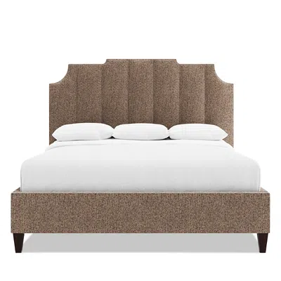 Bernhardt Bayonne Bed, King With A Low Profile Footboard In Brown