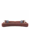 Bernhardt Belvedere Sectional In Rust Orange