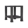 Bernhardt Berkely Side Table In Carbonized