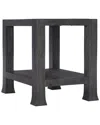 Bernhardt Berkely Side Table In Metallic