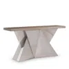 Bernhardt Binti Console Table In Brown/bronze
