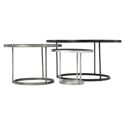 Bernhardt Bonfield Cocktail Table In Matte Black
