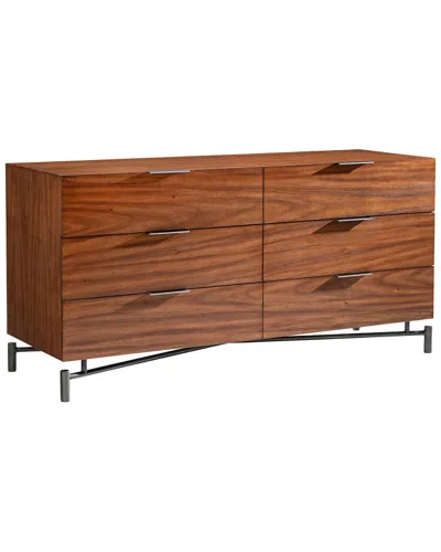 Bernhardt Brasea 60in Dresser In Brown