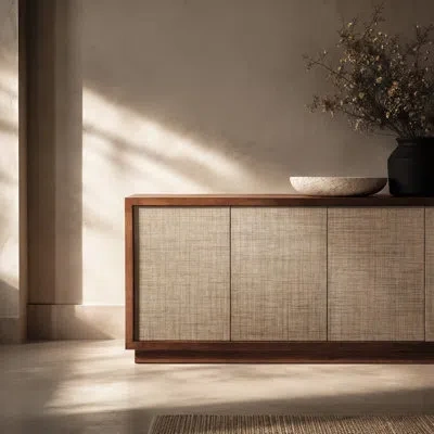 Bernhardt Brasea Entertainment Credenza In Neutral