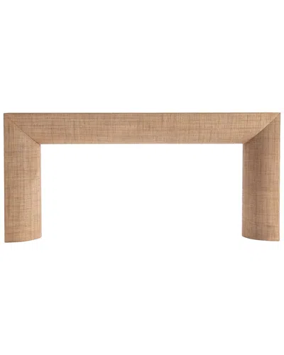 Bernhardt Brasea Woven Console Table In Neutral