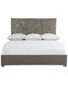 Bernhardt Calavaras King Panel Bed In Grey