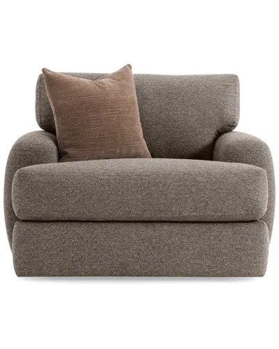 Bernhardt Cameron Fabric Swivel Chair In Neutral