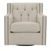 Bernhardt Candace Swivel Chair In Neutral