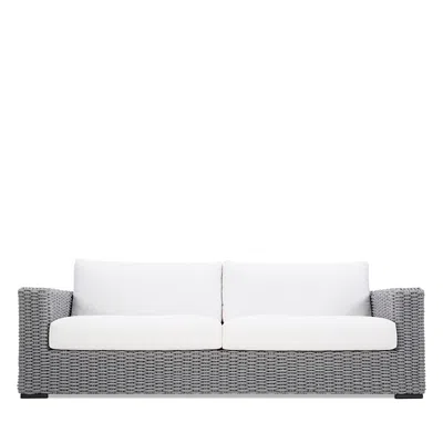 Bernhardt Capri Outdoor Sofa In Gray Rope