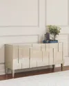 Bernhardt Carleton Entertainment Console In Silver