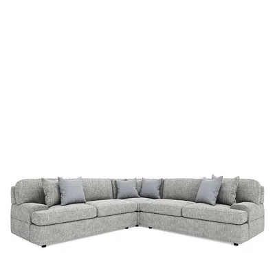 Bernhardt Carlsbad 3 Piece Sectional In Grey -