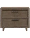 BERNHARDT BERNHARDT CASA PAROS NIGHTSTAND WITH WOVEN DRAWER