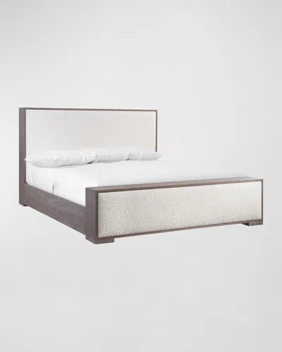 Bernhardt Casa Paros Panel Bed In Gray