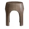 Bernhardt Casa Paros Side Table In Dark Brown
