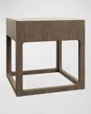 Bernhardt Casa Paros Side Table In Playa Brown