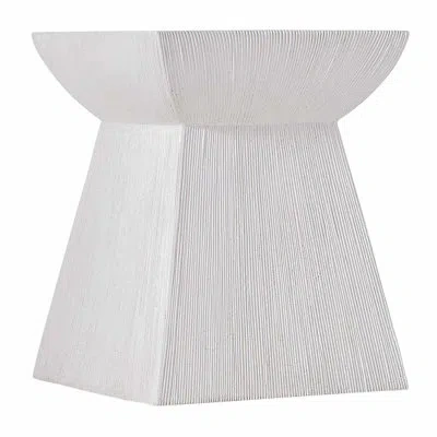 Bernhardt Casitas Outdoor Side Table In White