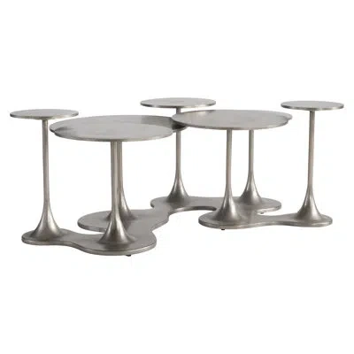Bernhardt Cerchi Aluminum Cocktail Table In Graphite
