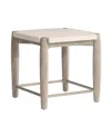 Bernhardt Closeout! Tycer 24" Stone Side Table In Weathered Greige Base,faux Stone Top