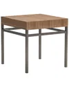 Bernhardt Collins Side Table In Brown