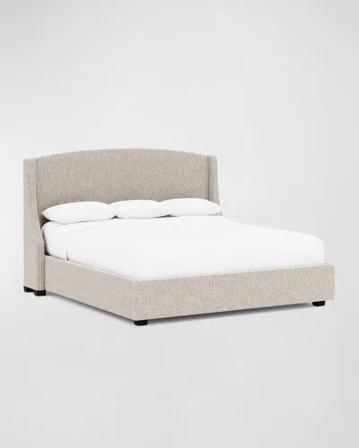 Bernhardt Cooper California King Wing Bed In Grey