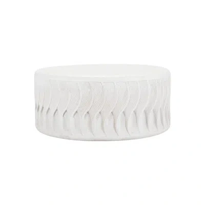 Bernhardt Coquille Coffee Table In White