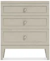 Bernhardt Cornelia 3-drawer Nightstand In Neutral