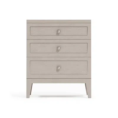 Bernhardt Cornelia 24'' W Solid Wood Nightstand In Nebbia