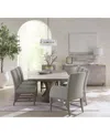 Bernhardt Cornelia 9-pc. Dining Set (rectangular Table, 6 Side Chairs & 2 Arm Chairs) In Transparent
